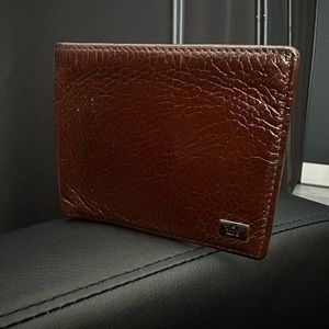 Gucci brown leather wallet for men